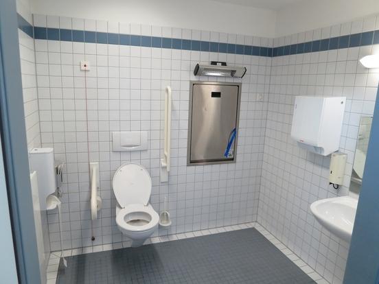Barrierefreie Toilette